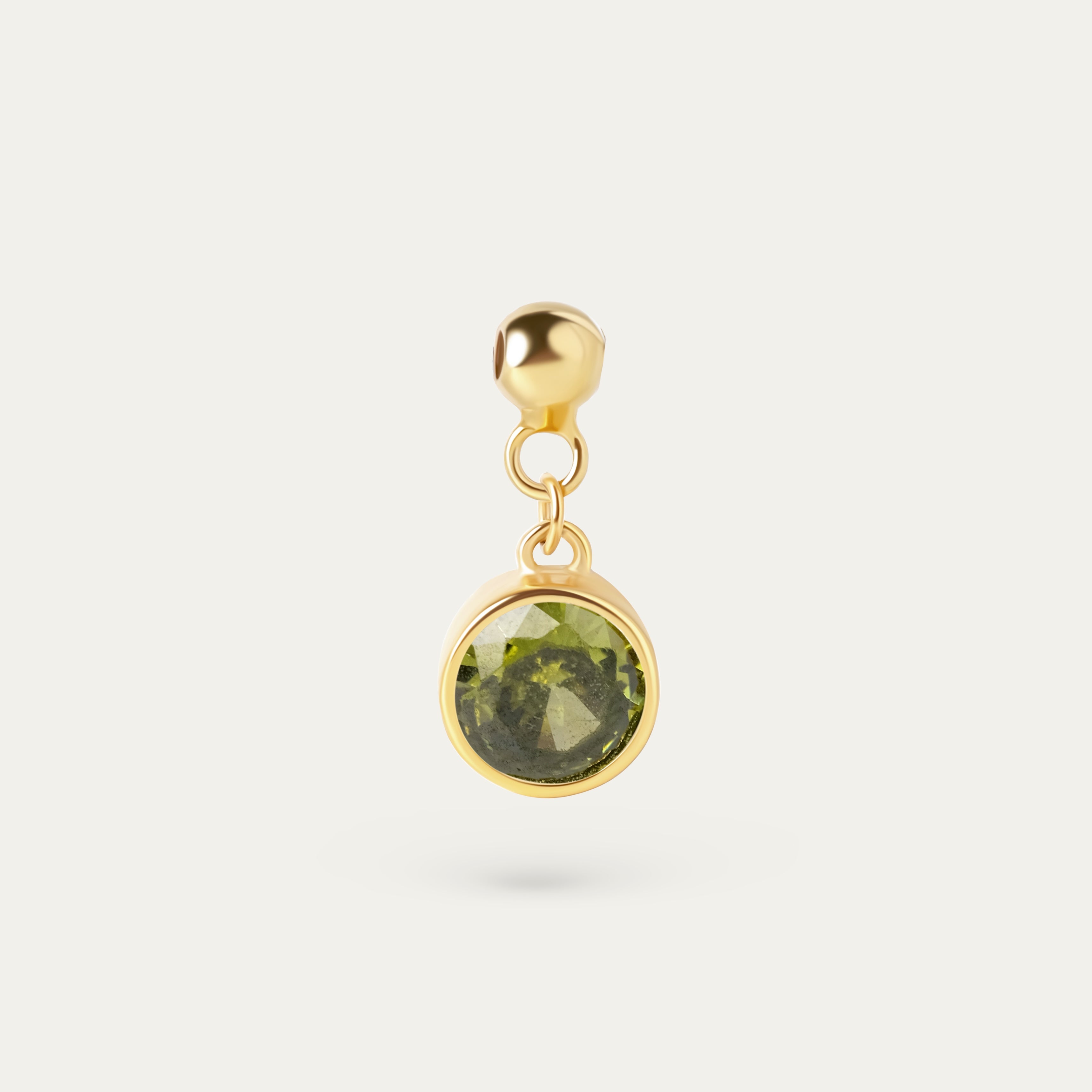 Bertha August CZ Charm (18K Gold Vermeil)