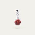 Bertha January CZ Charm (925 Sterling Silver)