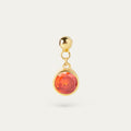 Bertha July CZ Charm (18K Gold Vermeil)