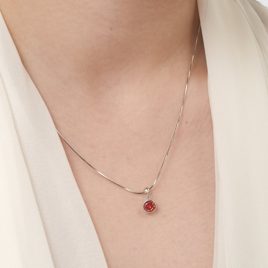 Bertha July CZ Charm (925 Sterling Silver)