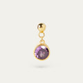 Bertha June CZ Charm (18K Gold Vermeil)