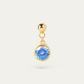 Bertha March CZ Charm (18K Gold Vermeil)