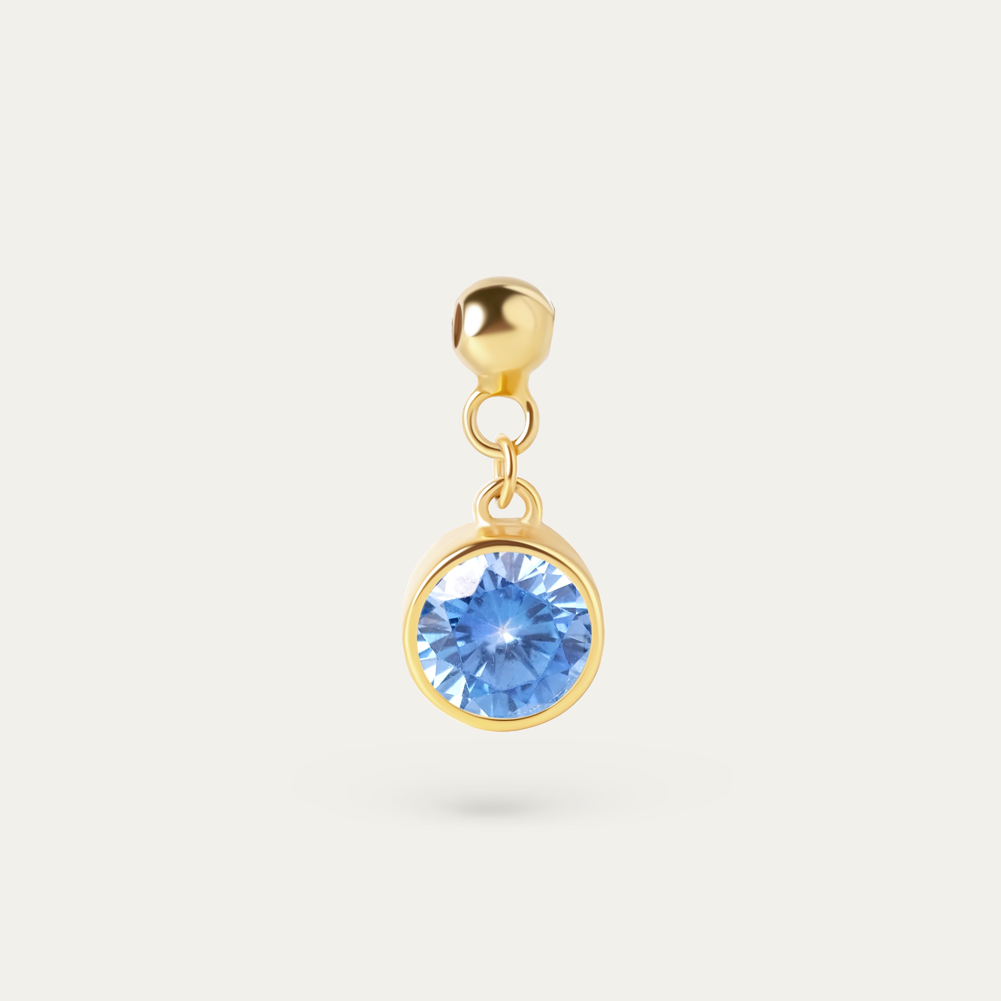Bertha March CZ Charm (18K Gold Vermeil)